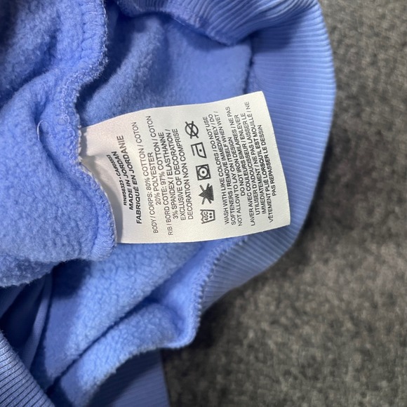 Nike Hoodie Womens Medium Blue FZ5579-494 Fleece Pullover Sweatshirt - Picture 12 of 16